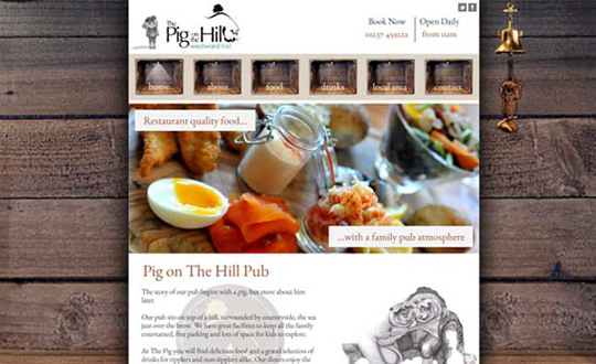 Pig on The Hill Westward Ho!