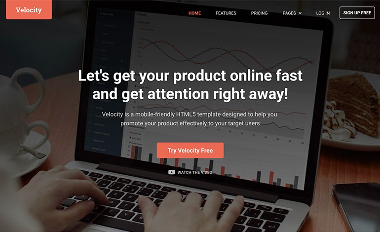 Velocity Bootstrap 4 Theme