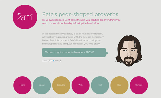 Pete's pear-shaped proverbs