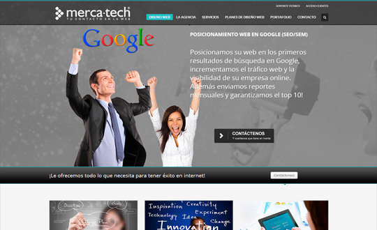 Diseño web Merca-Tech