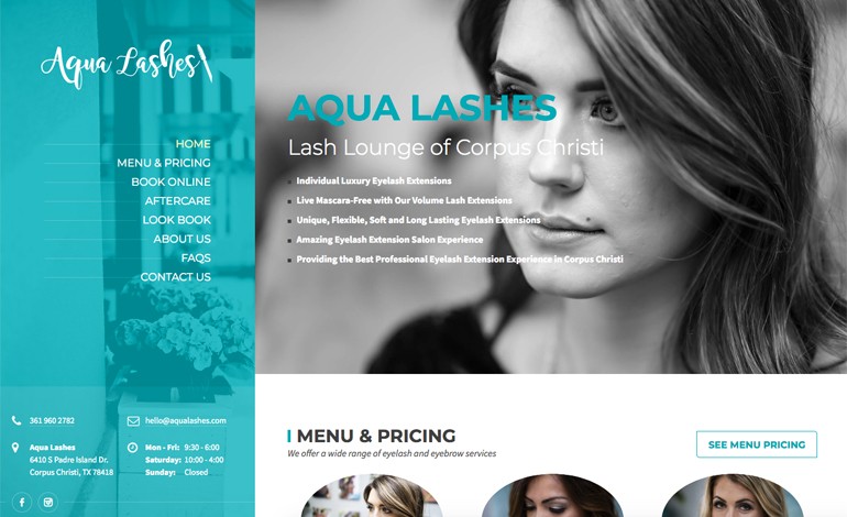 Aqua Lashes Eyelash Extension