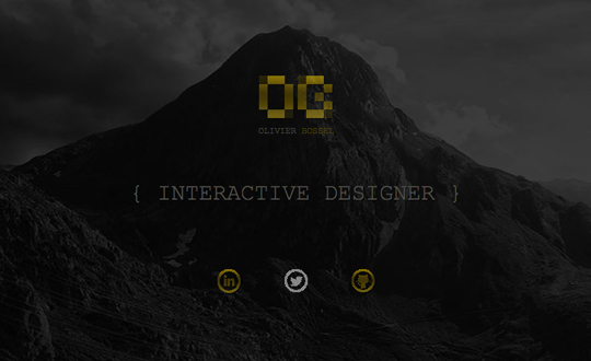 Olivier Bossel Swiss Interactive Designer