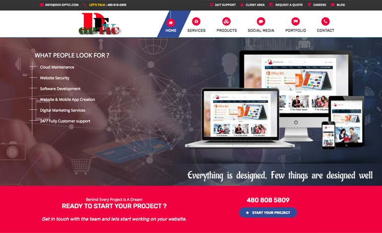 DevOptic Web Design and Web Development