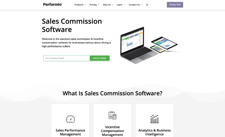 Performio Sales Commission Software