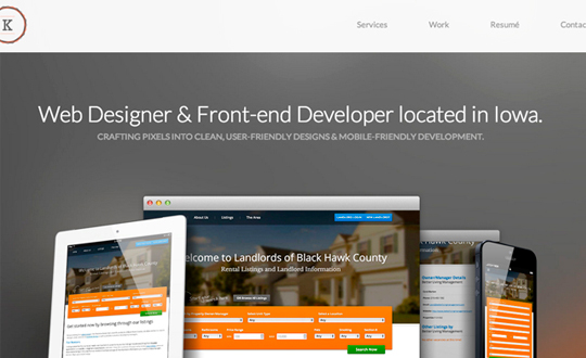 Web Design Portfolio of Kyle Kramer