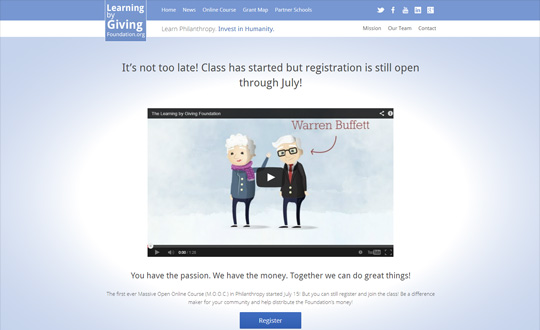 Learning by Giving Foundation