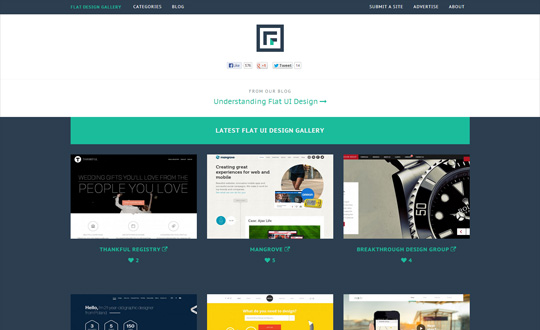 Flat UI Design Gallery