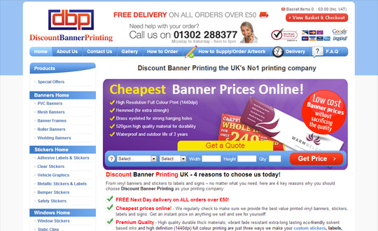 Discount Banner Printing