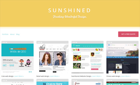 Sunshined Web Design