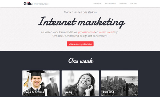 Galu Internetbureau Webdesign Rotterdam