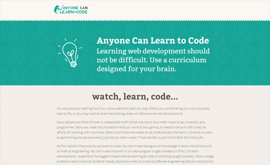 Anyone Can Learn To Code