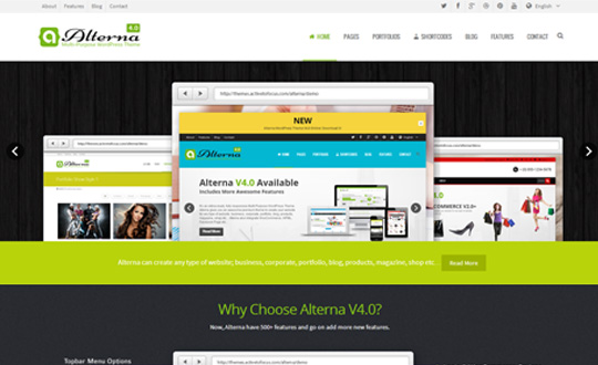 Alterna 4.0 Multi-Purpose WordPress Theme