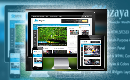 Mazaya Responsive WordPress News Magazine Theme