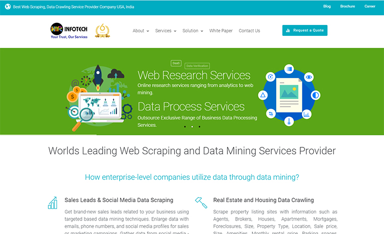 Hir Infotech Data Mining Solution