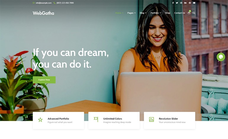 WebGatha Multipurpose WordPress Theme