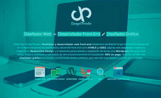 Danyel Perales web design portfolio
