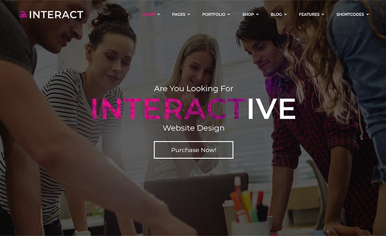 Interact Responsive Multipurpose Bootstrap Template