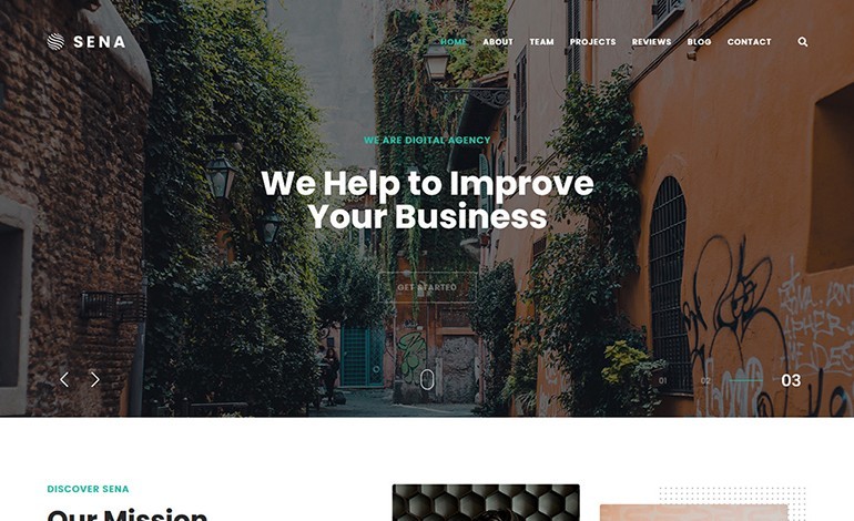 Sena Creative MultiPurpose WordPress Theme