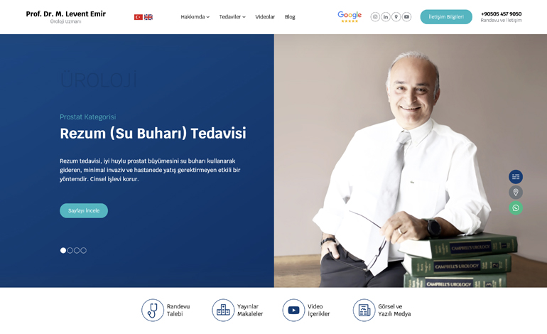 Uroloji Uzmani Prof Dr Levent Emir