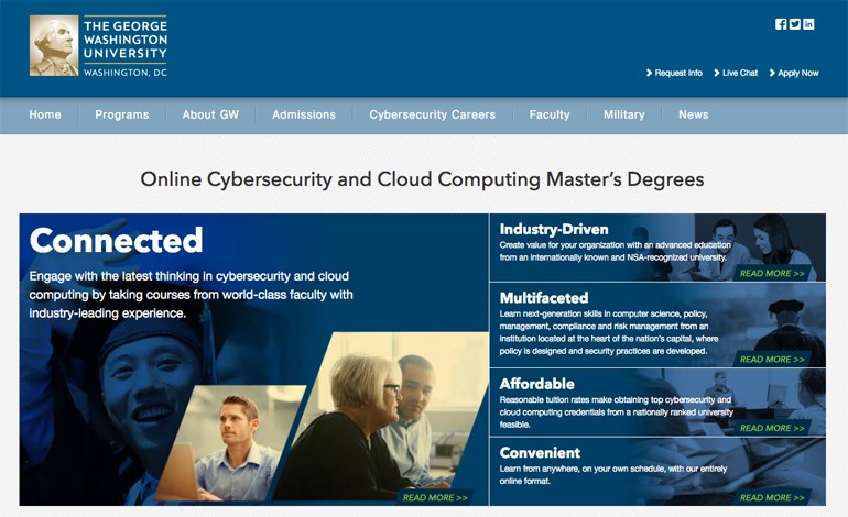 George Washington University Cyber Security Master's Programs- CSSLight