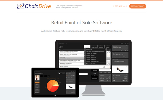 Retail Point of Sale Software by ChainDrive