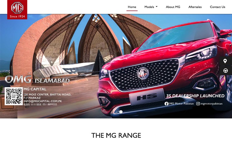 MG Motors Pakistan