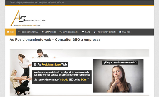 As Posicionamiento Web