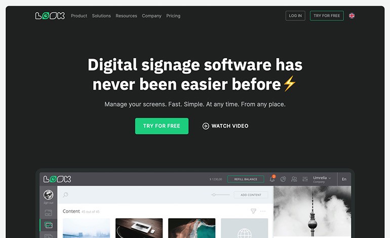 Look Digital Signage Software