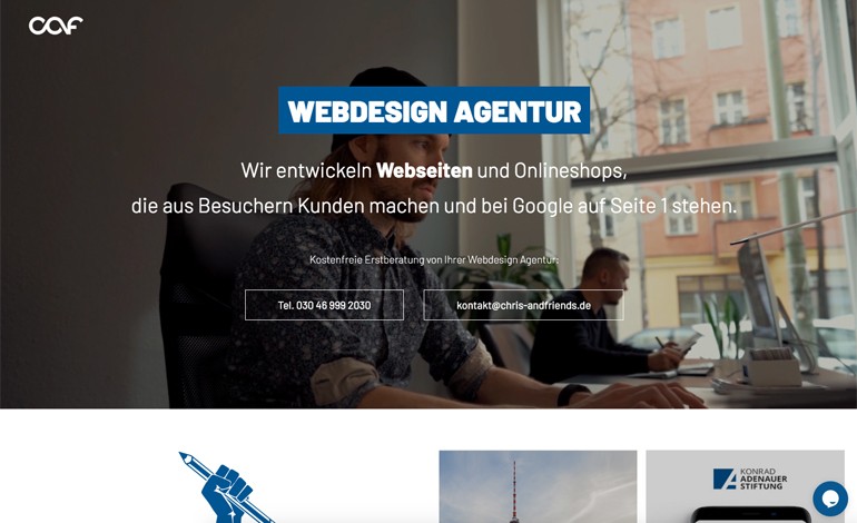 webdesign agentur