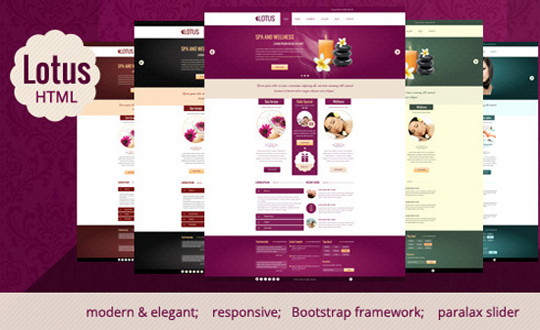 Lotus Spa & Wellness HTML Responsive Template