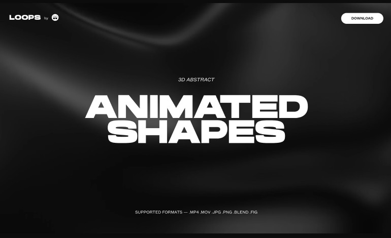 3D ANIMATED ABSTRACT SHAPES