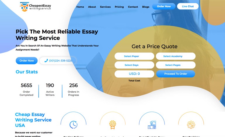 cheapest essay writing services