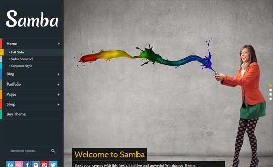 Samba Wordpress Theme