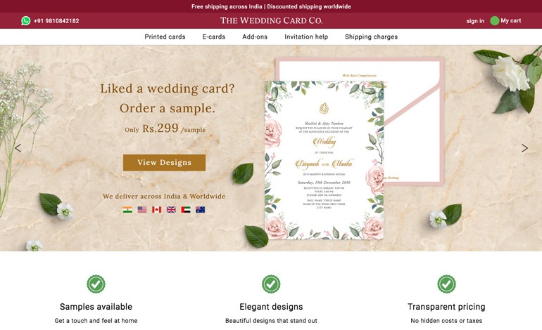 The Wedding Card Co