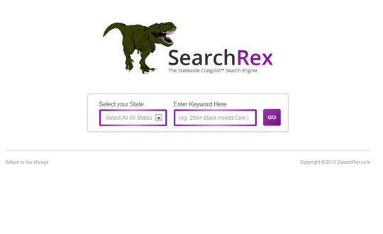 SearchRex.com The Ultimate Craigslist Search Engine