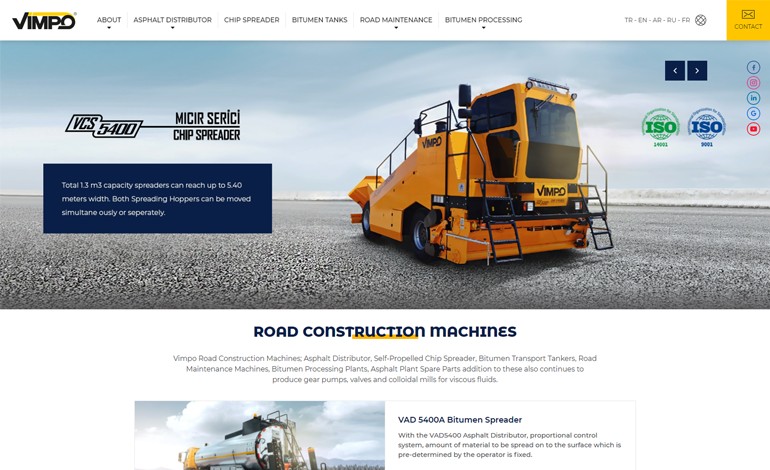 Vimpo Road Construction Machines