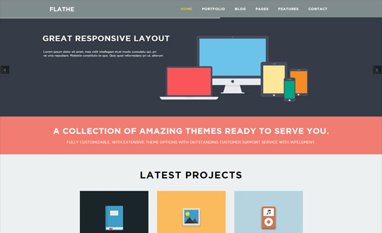 Flathe Wordpress Theme