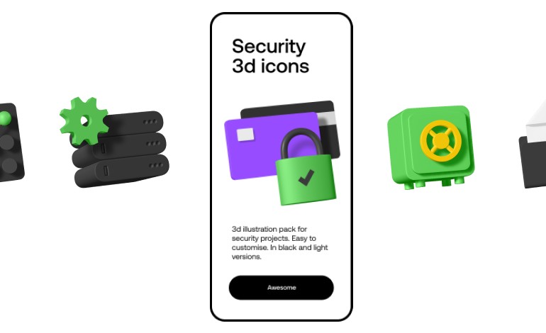 Security 3d icon