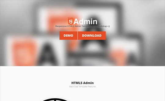 HTML5 Admin