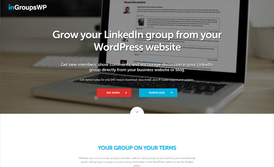 LinedIn Groups for WordPress Plugin