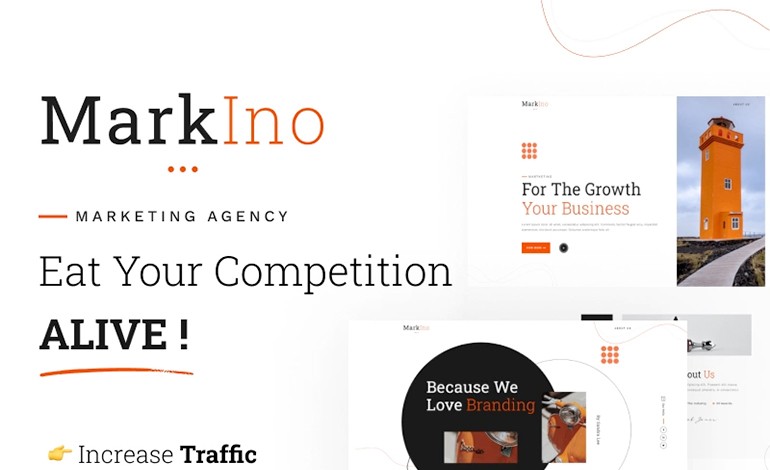 Markino Digital Marketing Agency WordPress Theme