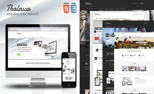 Thalssa Extensive HTML5 Template