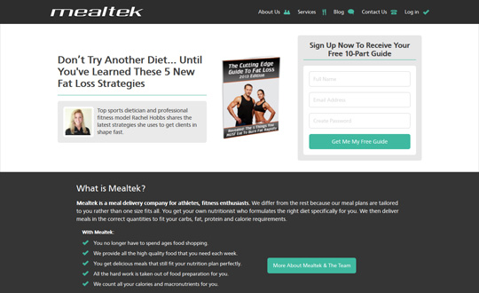 Mealtek Meal Delivery For Athletes and Fitness Enthusiasts
