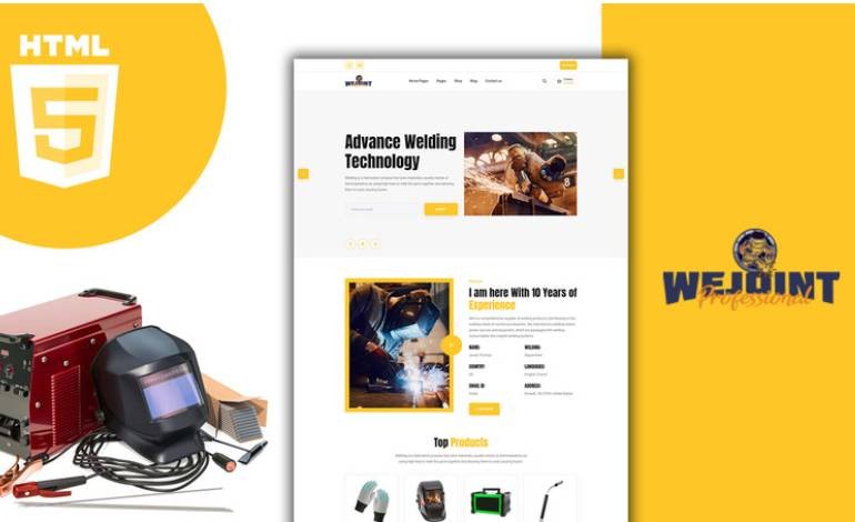 Wejoint Welding And Metal Works Shop HTML Template