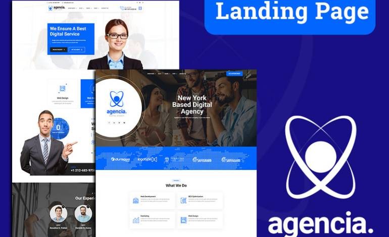 Agencia Digital Agency Landing Page Template