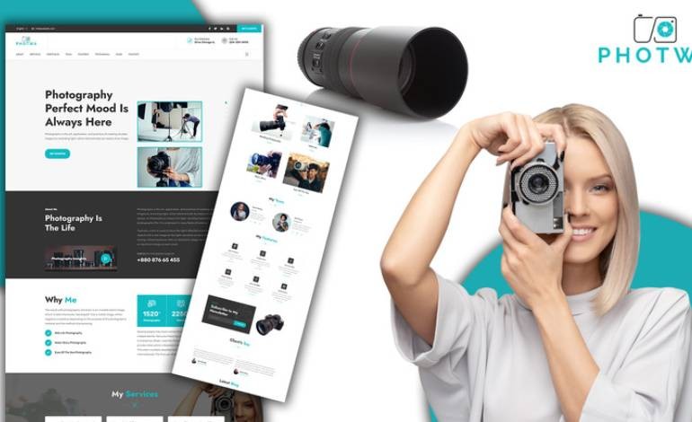 Photwa Creative Photography Portfolio Landing Page HTML5 Template