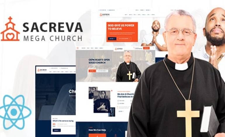 Sacreva Church And Religious React JS Template