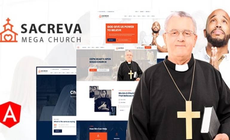 Sacreva Church Religious Angular Template