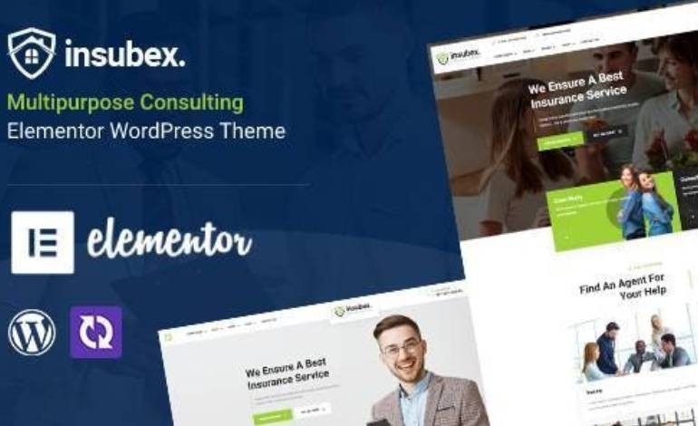 Insubex Elementor Multipurpose Insurance WordPress Theme