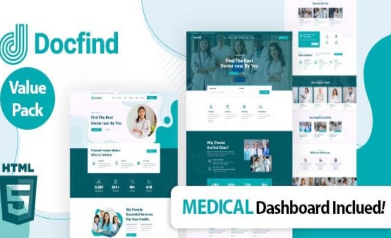 Docfind Health Medical Center HTML Template